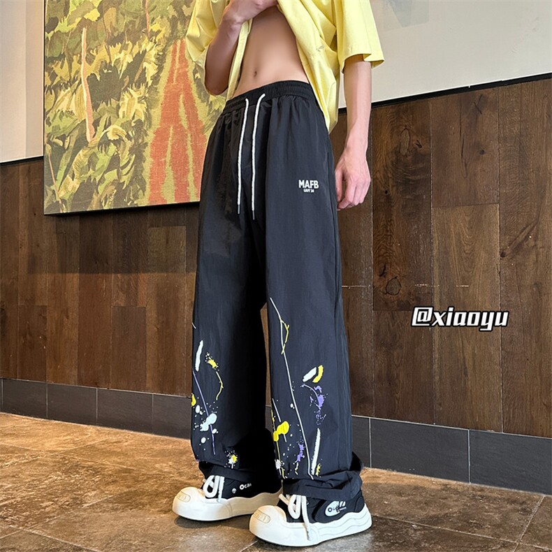XZ616夏季新款百搭泼墨速干裤休闲长裤TY2498M-5XL特P30控58,男装休闲裤,星座512A（原616）
