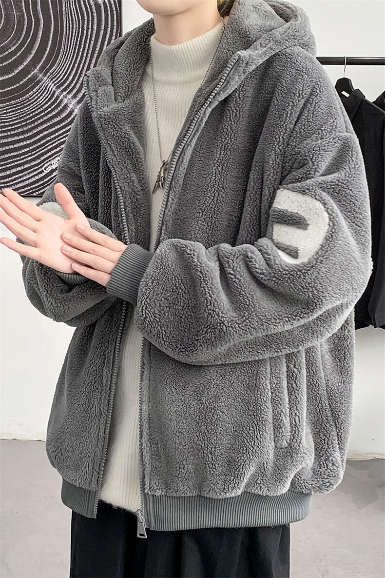 冬装青少年加绒加厚保暖棉衣宽松羊羔绒外套男女913-P105控价138,男装棉衣,电商A441-1