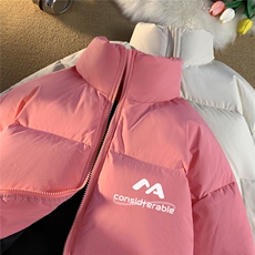 毛毯新款秋冬字母印花面包服宽松休闲棉服A247-MY504特批85控118，男装棉衣，电商A247
