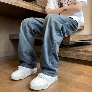 2024美式牛仔裤男款直筒长裤潮 N7278 P45图片
