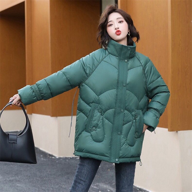 立领中长款羽绒服女2020年冬季新款宽松休闲白鸭绒外套,女装羽绒服,寒都衣屋