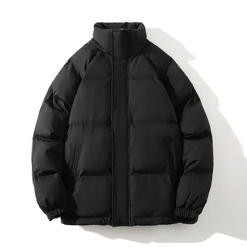 冬季立领棉衣加厚纯色休闲棉服棉袄潮情侣款式A266-MF365-P45特批图片
