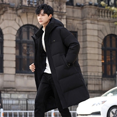零下防寒锁温背带中长款90%鹅绒羽绒服连帽外套H86-P310488元，男装羽绒服，星座1210A