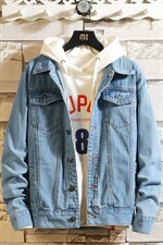 2025春季新款牛仔外套男夹克牛仔衣M-5XL三色801-P50，男装工装外套，电商B223（原星座515-1）