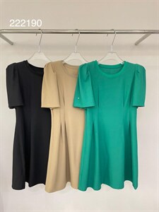 显瘦连衣裙,女装连衣裙,BLACK