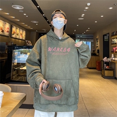 特P43控78秋季360G麂皮绒印花宽松休闲连帽卫衣JWY3220，男装卫衣，电商B370