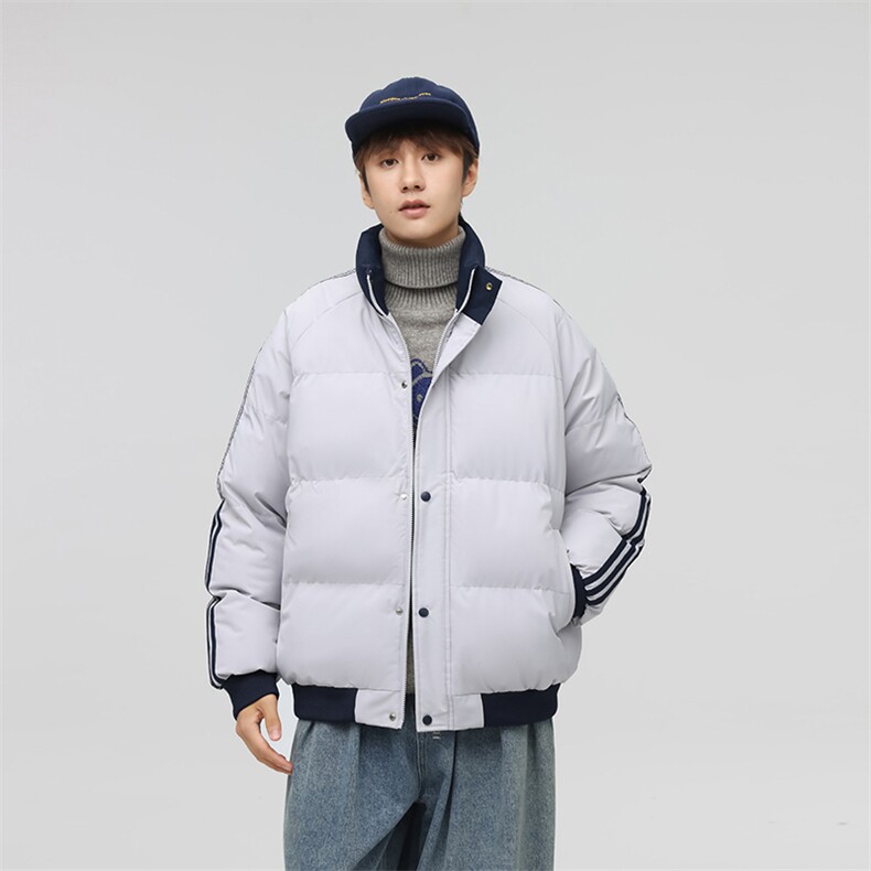抖音得物二开可供视频拼接织带三防加厚羽绒棉衣外套棉服LL2288,男装棉衣,电商A486