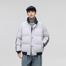 抖音得物二开可供视频拼接织带三防加厚羽绒棉衣外套棉服LL2288，男装棉衣，电商A486