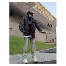 飞行员棉服夹克男2025年秋冬季潮流新款潮牌经典解构百搭时尚上衣，男装夹克，星座506A