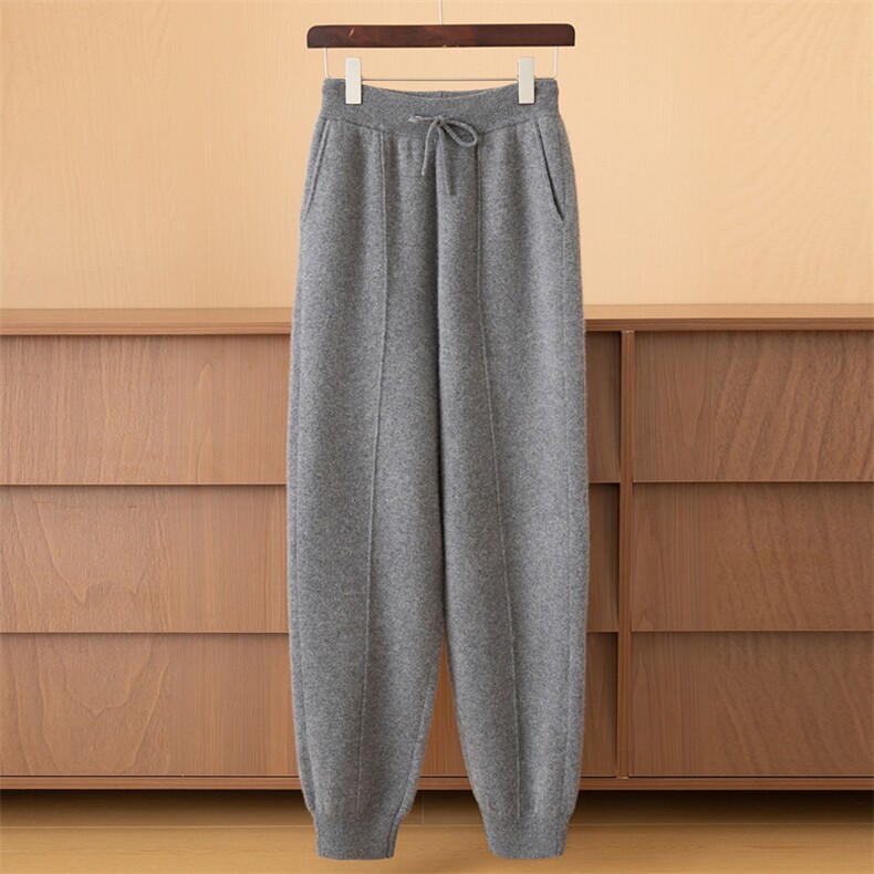 2025秋冬青春流行直筒时尚百搭通勤简约休闲羊绒裤，男装休闲裤，米亚康羊绒