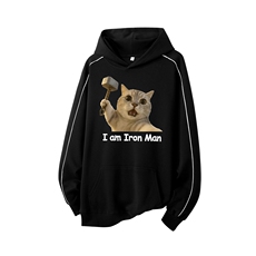 得物供货、复合重磅420克现货连帽卫衣宽松HD019-1-WYT2530-特P45，男装卫衣，电商019-1
