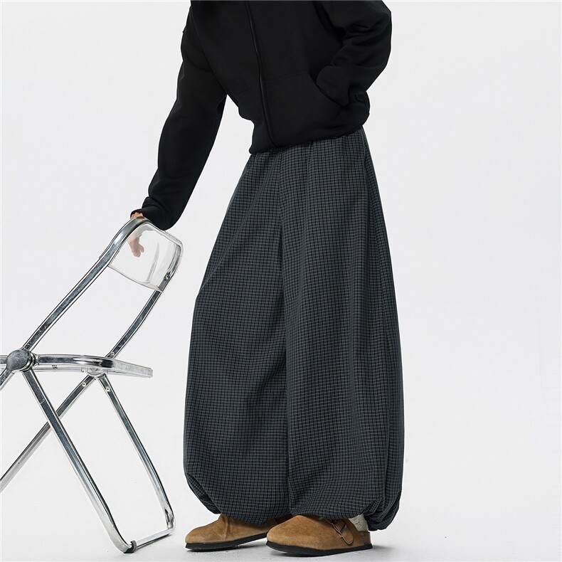 6XL-M美式复古水洗做旧运动裤子男毛边休闲卫裤K9183-P55330g,男装休闲裤,电商D206-1