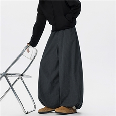 6XL-M美式复古水洗做旧运动裤子男毛边休闲卫裤K9183-P55330g，男装休闲裤，电商D206-1