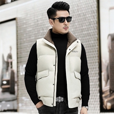 B89499钱塘2020-3厚款时尚冬季休闲中年长款男士羽绒服马甲P195，男装羽绒服，钱塘207-3