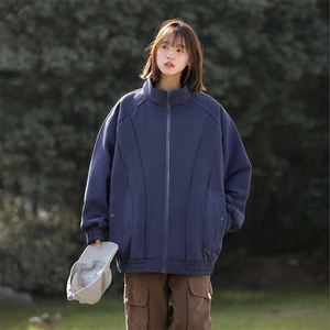 新款中性风户外夹克男立领纯色上衣冲锋衣外套A157B-JK7866-P60图片
