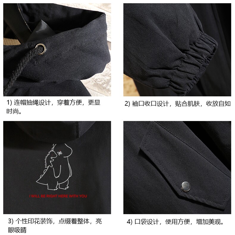 JK41140-P85加棉款-P115纯棉连帽夹克男士大码工装夹克男砖墙,男装夹克,电商A040A