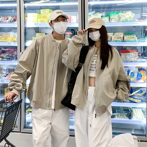 2026秋季美潮工装夹克情侣宽松设计感棒球服外套2366特P69图片