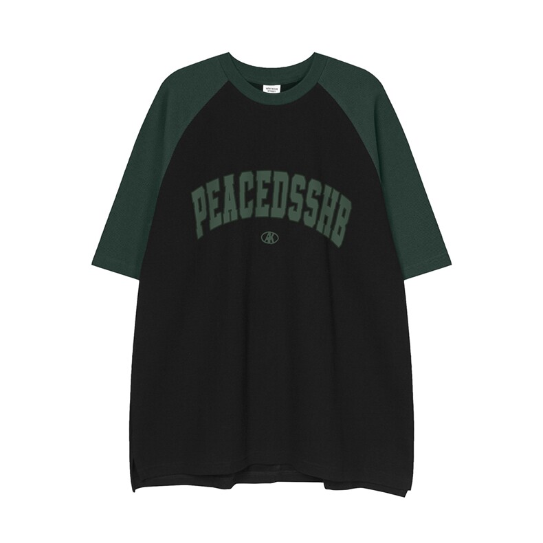 白底 23新款夏季时尚白底字母印花圆领宽松短袖T恤DT386P45控68图片