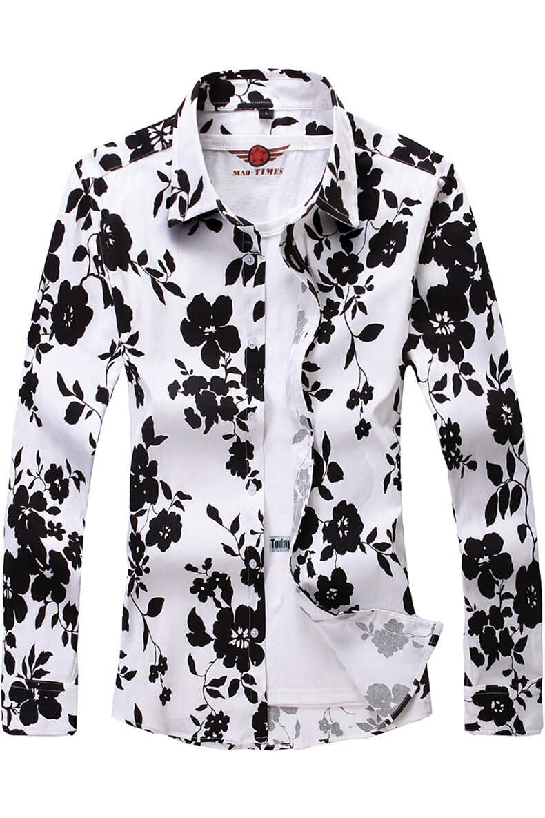 2021花衬衫大码衬衣沙滩纯棉衫长袖9701P50M-7XL码平铺图,男装衬衫,星座1106-1