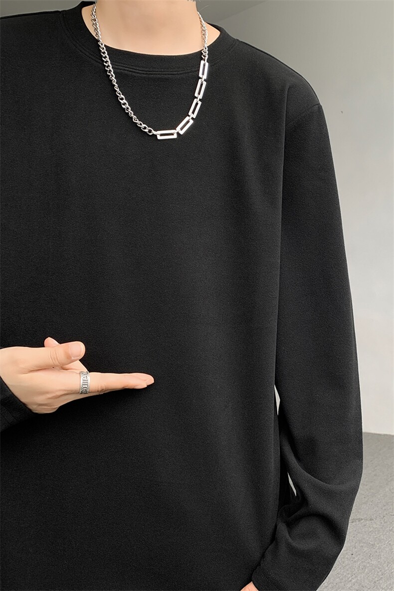 8XL-M德绒打底衫男保暖内衣加绒加厚内搭双面绒男TBG1103P35控48,男装T恤,电商D206-1