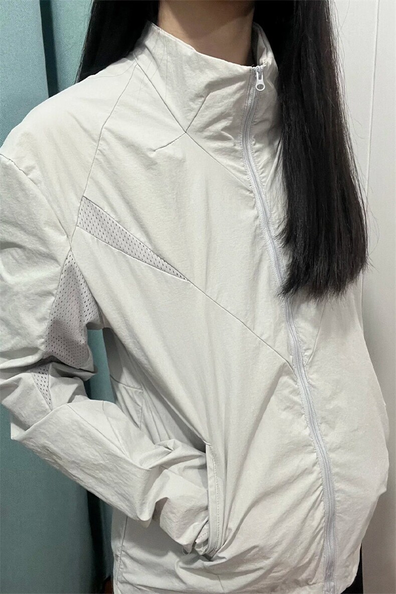 现货网图慎用连帽特批P55立领特批P50激光冲孔轻薄防晒衣男J5257,男装防晒衣,电商A001-1