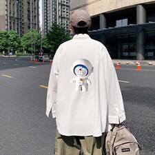 CS15233-P38长袖衬衫男士大码宽松衬衣男寸衫男寸衣，男装衬衫，电商A040