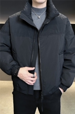 90新标2025冬设计款立领休闲加厚保暖宽松羽绒服外套5971-P295，男装羽绒服，电商A413