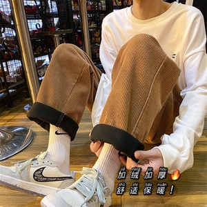 XZ409-1秋冬加绒加厚灯芯绒休闲裤图片