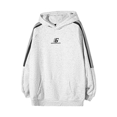 华棉春秋美式重磅撞色拼接宽松连帽卫衣男休闲WY00679/P45加绒P50，男装卫衣，电商B316