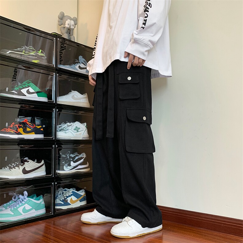 港风抖音品质休闲裤工装裤直筒裤长裤A014-DY2165-P65控88，男装工装外套，电商A014