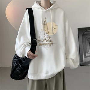 连帽卫衣男大码胖子帽衫大号运动服WY2409-P35图片