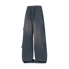 冲锋裤男士潮牌秋2025新款宽松直筒工装休闲长裤子Q29159-特P35，男装工装外套，星座610（原A335）