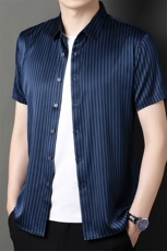 新款2023夏季男装上衣休闲百搭短袖宽松衬衫男士衬衣潮流，男装衬衫，电商B212（原钱塘6029）