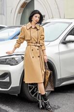 2021秋冬新款风衣，女装风衣，米娜·丹怡