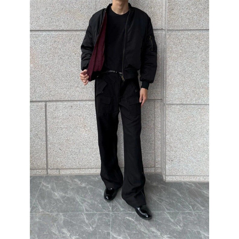 【有货】MF323ZZ-特95短宽bomber双面穿飞行夹克cleanfit棉服外套图片
