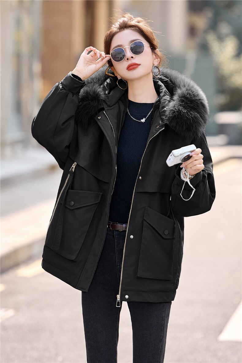 羊羔毛内胆派克服,女装派克服,采品优优