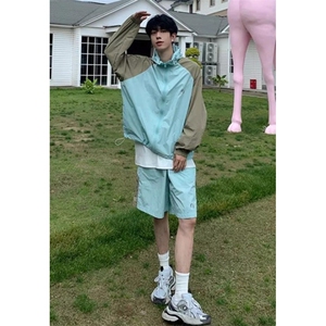 潮流潮牌宽松百搭男女美式简约刺绣套装搭配一整套 TZ066图片