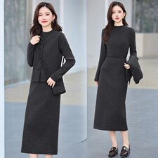 20226春季新款简约时尚休闲四件套裙，女装套装/套裙，美沁