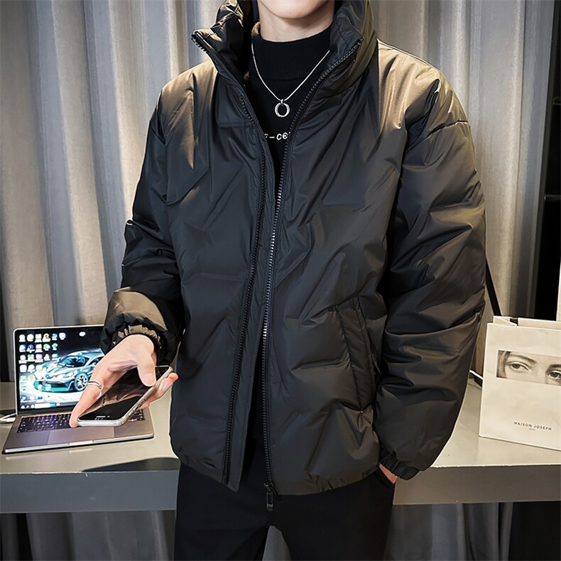有报告足货店主小伙PU轻薄羽绒服潮流外套男YR2369-P138图片