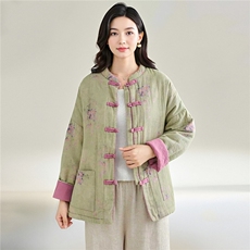 2025冬装新款修身保暖时尚菱形格连帽个性女士棉服外套，女装棉衣/棉服，江忆布依