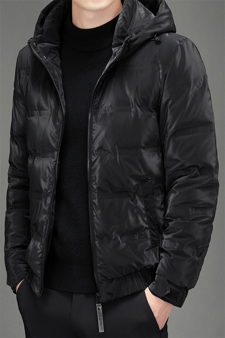 冬季可脱卸帽休闲羽绒服男冬新款中年保暖外套上衣BJY08218-P170，男装羽绒服，电商B212（原钱塘6029）
