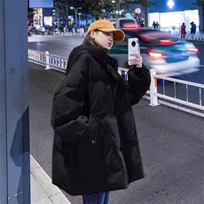 2025新款冬季棉衣女小个子宽松加厚连帽棉袄外套潮，男装棉衣，星座1210-1