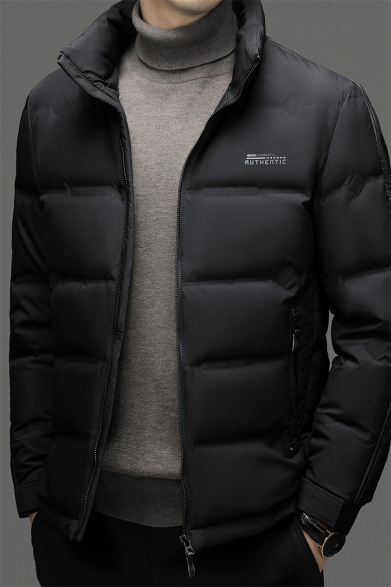 CXSYR89678钱塘2020-2冬季厚款商务休闲简约中年男士羽绒服P220,男装羽绒服,钱塘207-2