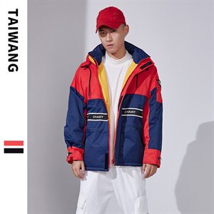 2020冬季新款男复古印花夹棉外套加厚情侣棉衣棉服 A436-897-P135图片