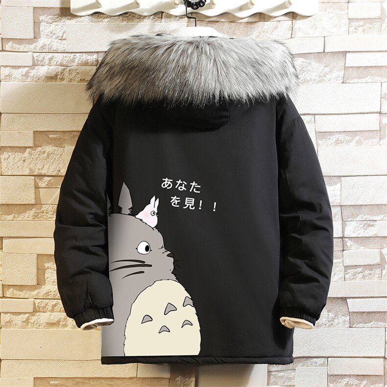 MM48150-P130冬季大毛领衣男士大码加厚袄男服砖墙,男装棉衣,电商A040A
