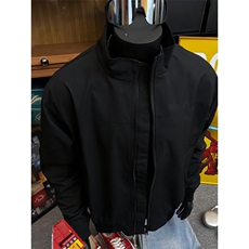 美式飞行夹克男春秋款青少年痞帅cleanfit短款外套立领上衣冲锋衣，男装夹克，星座410-6（原星座1304-1）