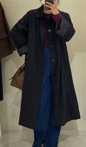 韩系风衣腰带款显瘦,女装风衣,韩昭昭 HZAZ