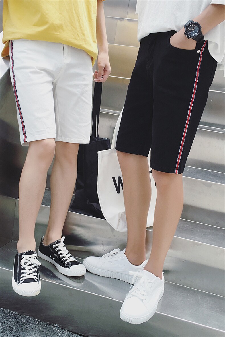 K583-P352024夏季风潮流牛仔裤休闲破洞五分裤,男装牛仔裤,星座103A