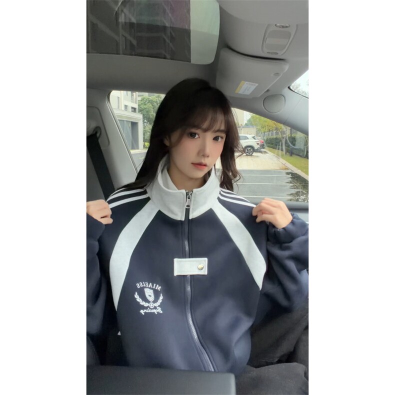 WY10190-特P60420g重磅-高品质-条纹设计感大码保暖卫衣外套男,男装棉衣,电商A059