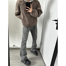 【有货】哈林顿外套男高级感痞帅美拉德翻领夹克XZ256CC-特P68，男装夹克，星座1007（原301D）